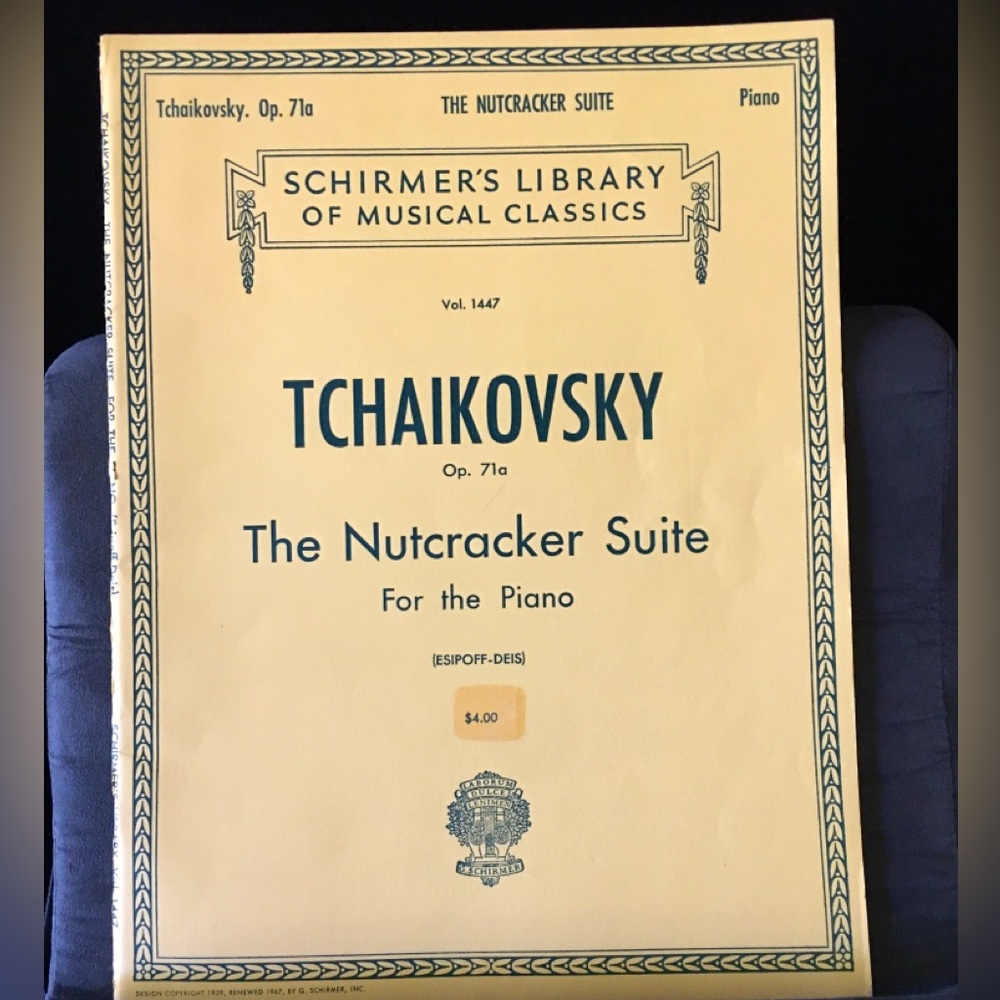 Tchaikovsky’s Nutcracker Suite Musical Score For Piano